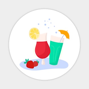 Summer Drinks Magnet